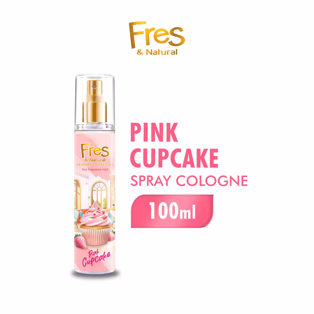 Fresh & Natural Dessert Collection Pink Cupcake Fine Fragrance Mist 100ml