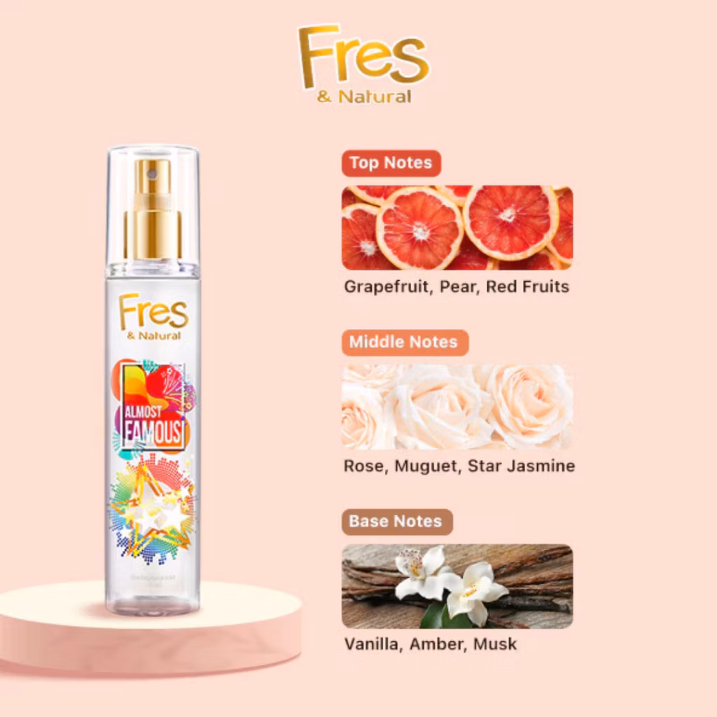Fresh & Natural Almost Famous Fine Fragrance Mist 100ml