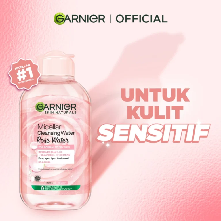 Garnier Micellar Rose Water Clean & Glow Skin Care 125ml