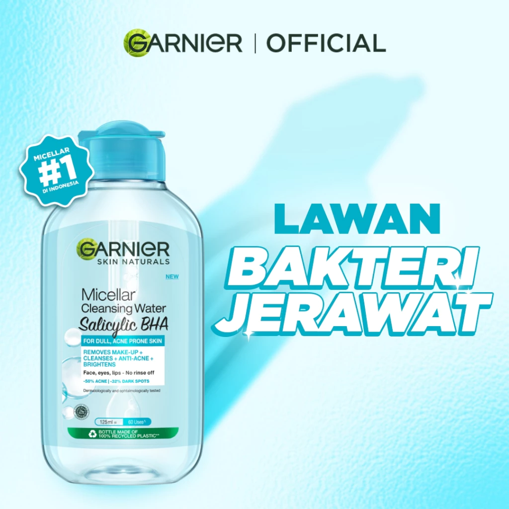 Garnier Micellar Water Salicylid Acid Blue 125ml