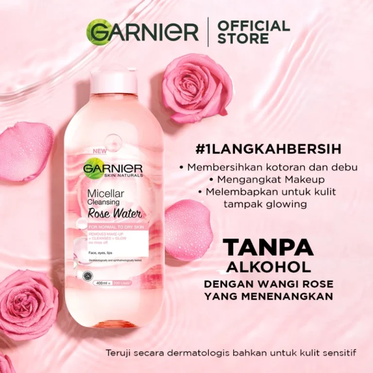 Garnier Micellar Rose Water Clean & Glow Skin Care 400ml