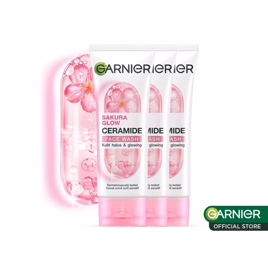 Garnier Sakura Glow Foam 50ml Eb