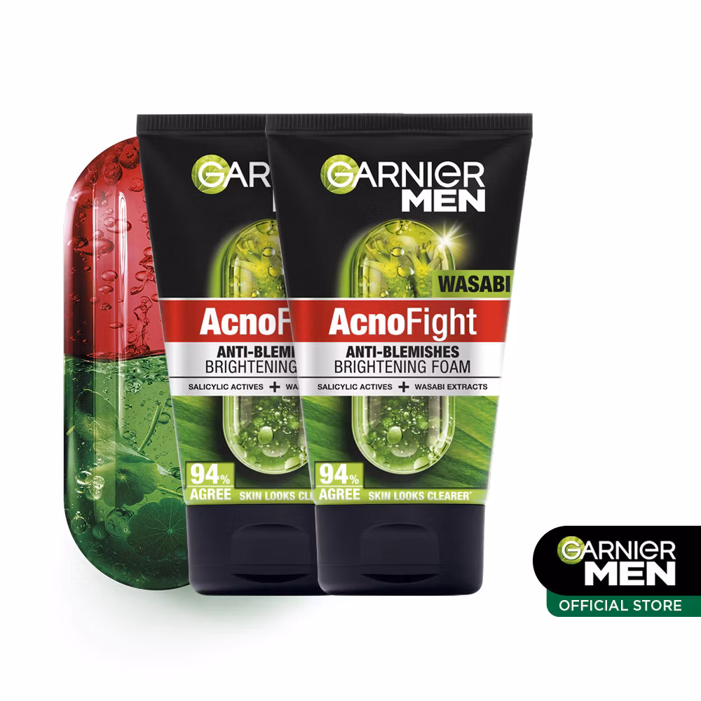 Garnier Men Acno Fight Wasabi Foam 50ml