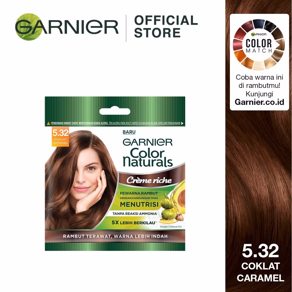Garnier Color Natural Asean Fash Sch 5.32 (Renceng)