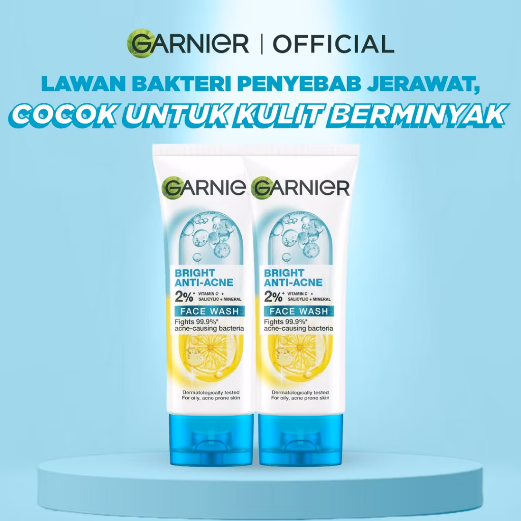 Garnier Anti Acne Cleansing Foam 2% Vitamin C 100Ml