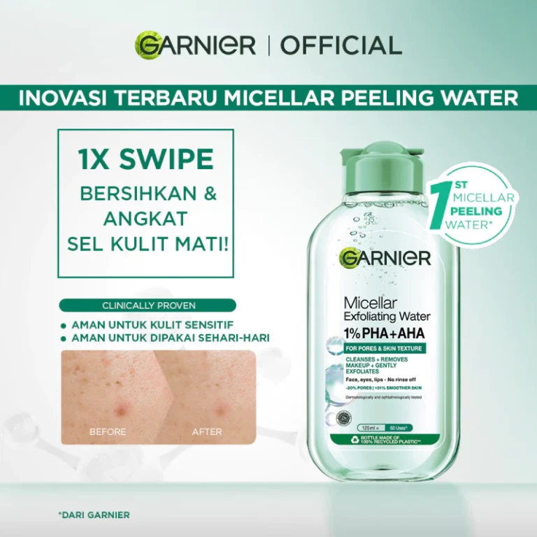 Garnier Micellar Exfoliating Water 1% PHA + AHA 125ml