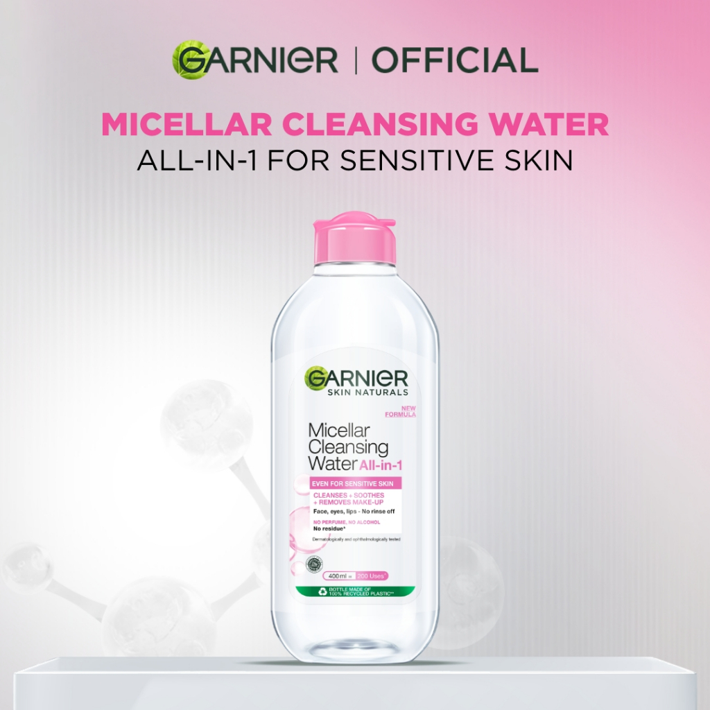 Garnier Micellar Cleansing Water Pink Jumbo Pack 360ml + Extra 40ml