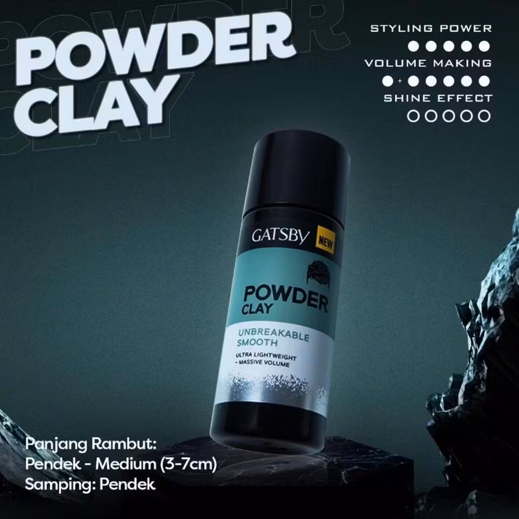Gatsby Powder Clay Unbreakable 20g
