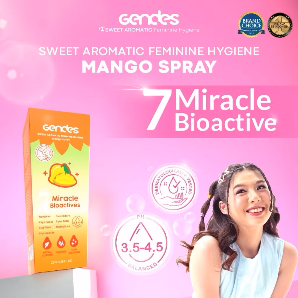 Gendes Feminime Hygiene Mango Spray 23ml