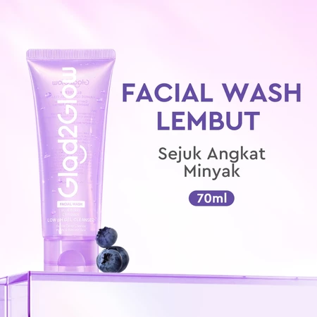 Glad2Glow Blueberry Ceramide Low Ph Cleanser