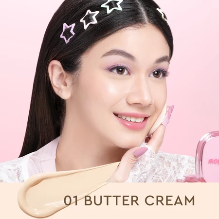 Glad2glow Perfect Cover Cushion 01 Butter Cream