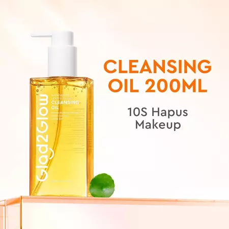 Glad 2 Glow Madagascar Centella Light Cleansing Oil 200ml