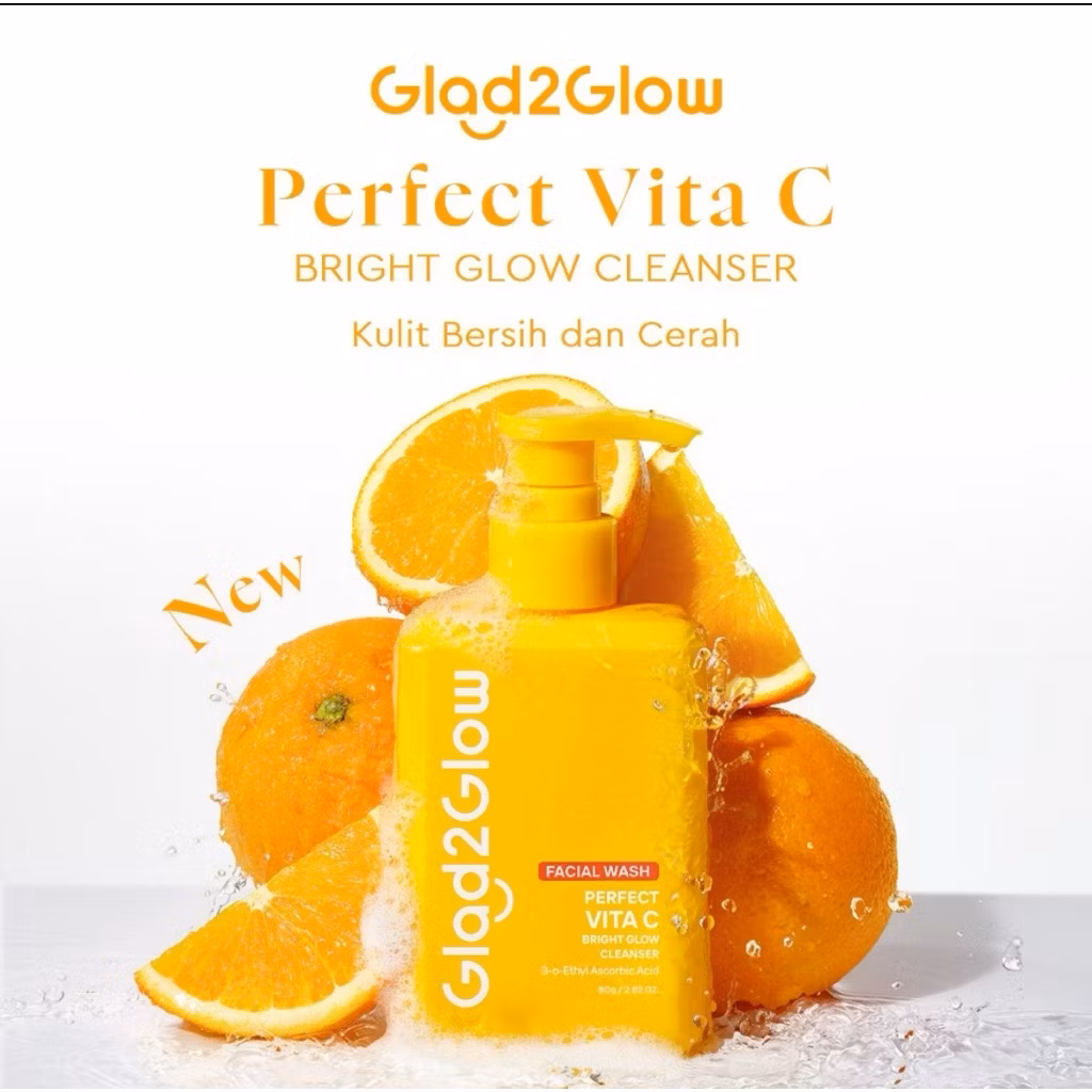 Glad2Glow Perfect Vita C Bright Glow Cleanser 80Gr