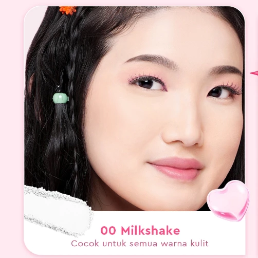 Glad2Glow Perfect Blur & Cover Loose Powder 00 Milkshake 8gr