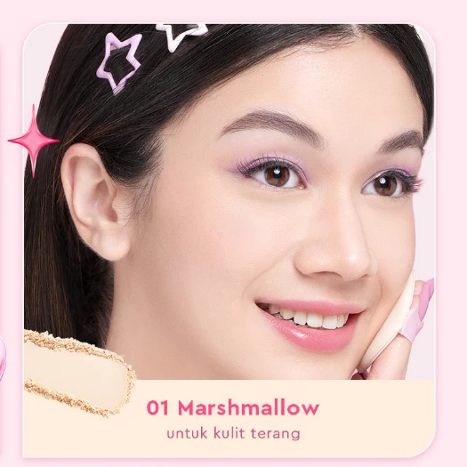 Glad2Glow Perfect Blur & Cover Loose Powder 01 Marshmellow 8gr