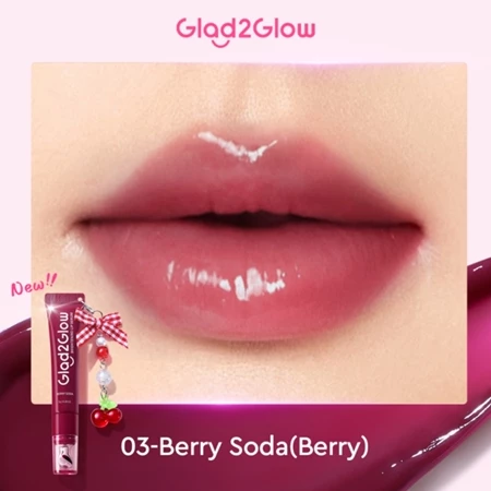 Glad2Glow Brightening Lip Serum Berry Soda