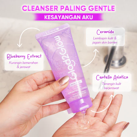 Glad2Glow Blueberry Ceramide Low Ph Cleanser 150Ml