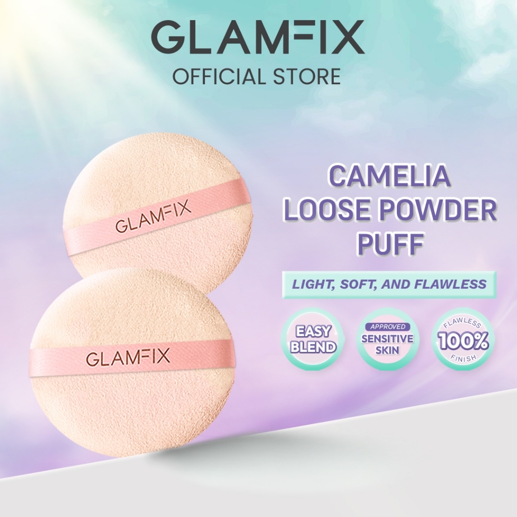 Glam Fix Camelia Loose Powder Puff