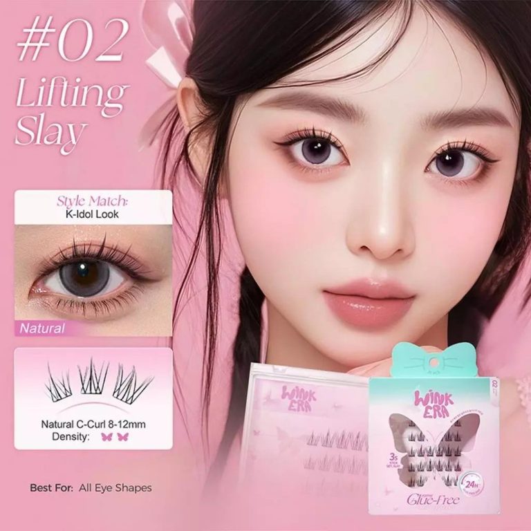 Glamfix Wink Era Poppin Glue-Free Cluster Eyelashes 02
