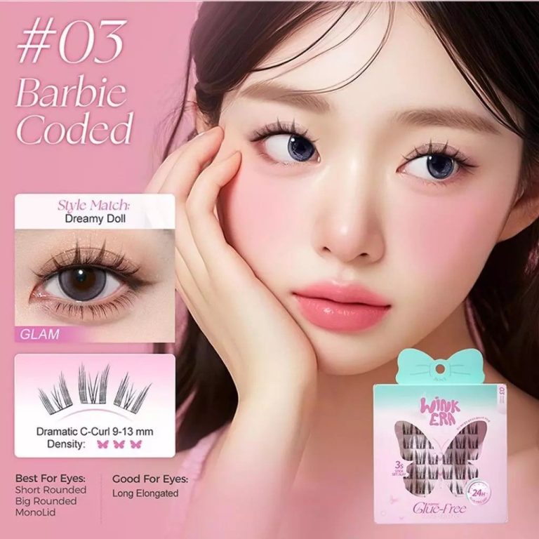 Glamfix Wink Era Poppin Glue-Free Cluster Eyelashes 03