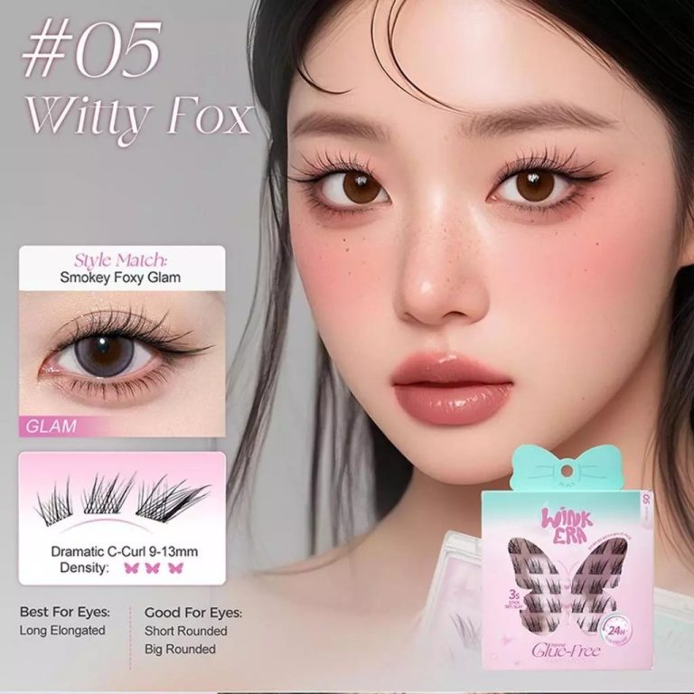 Glamfix Wink Era Poppin Glue-Free Cluster Eyelashes 05