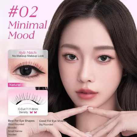 Glamfix Wink Era Alluring Blink Magnetic Eyelashes 02 Minimal Mood