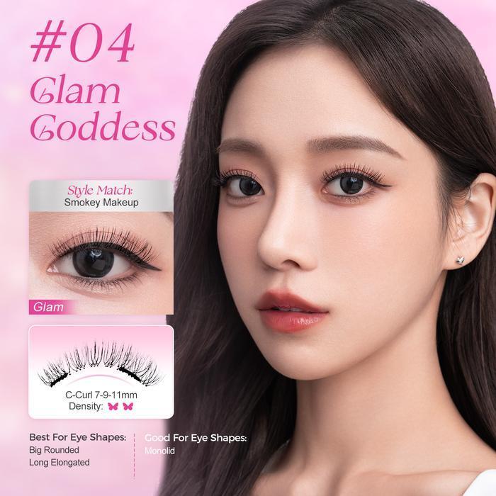Glamfix Wink Era Alluring Blink Magnetic Eyelashes 04 Glam Goddes