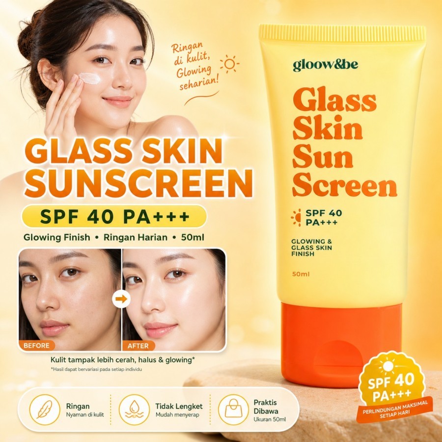 Gloow&be Glass Skin Sunscreen 50ml