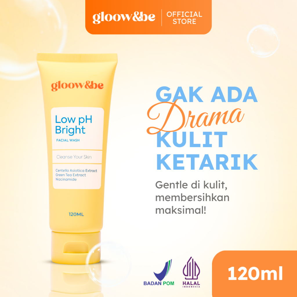 Gloow&Be Low Ph Bright Facial Wash 120Ml