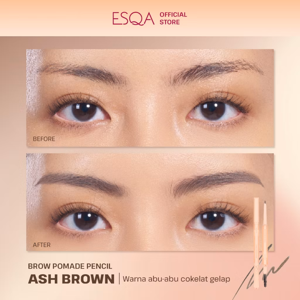 ESQA Brow Pomade Pencil Ash Brown