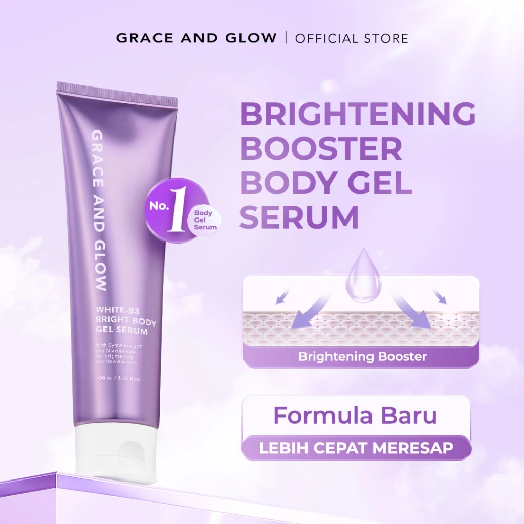 Grace And Glow White-B3 Bright Body Gel Serum 150ml