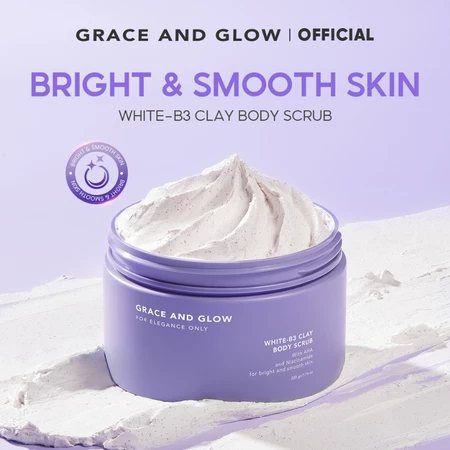 Grace And Glow White B3 Clay Abody Scrub 220Gr