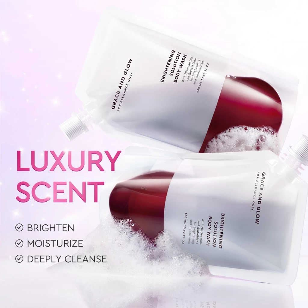 Grace And Glow Brightening Solution Body Wash Pouch 400ml