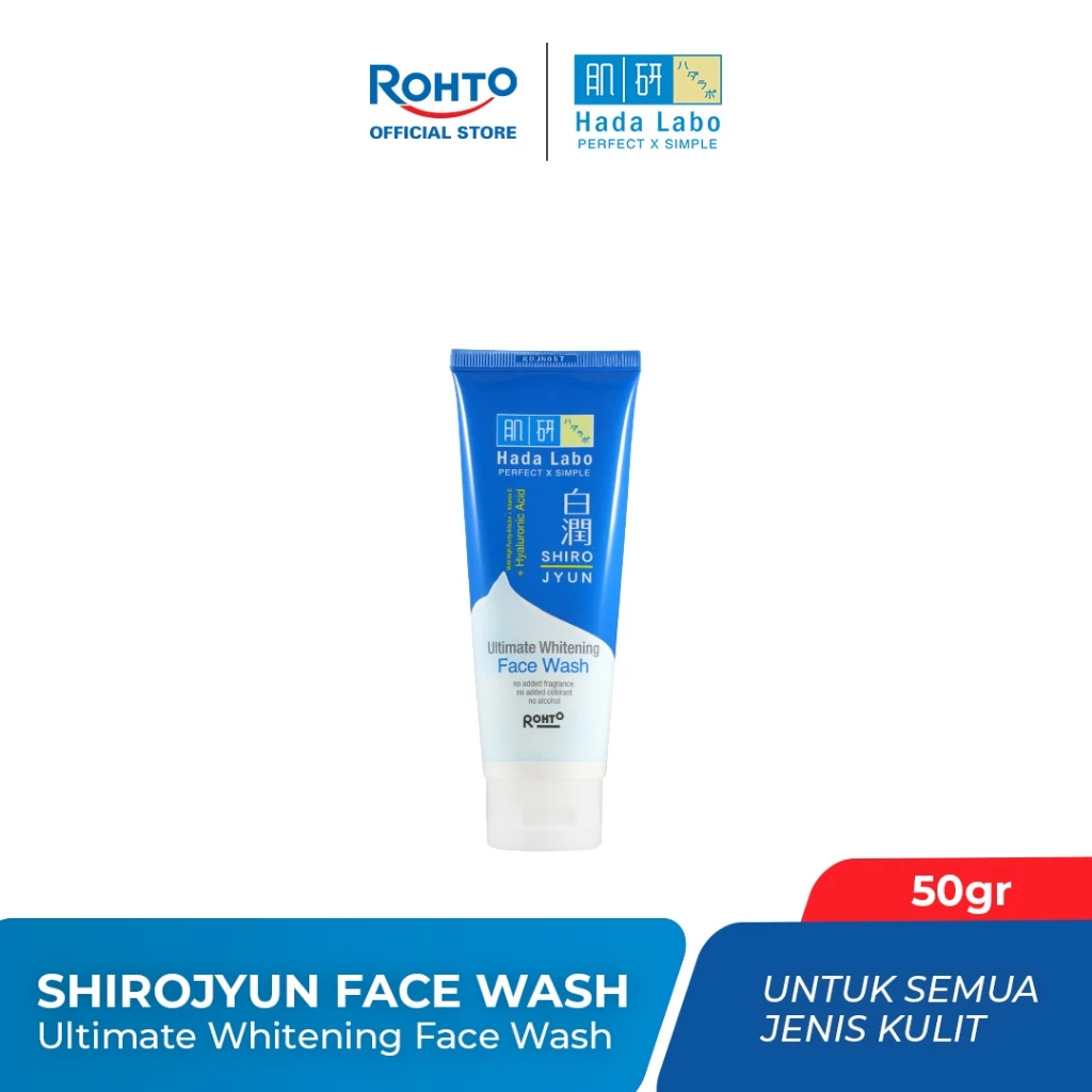 Hada Labo Shirojyun Ultimate Whitening Facial Wash 50ml