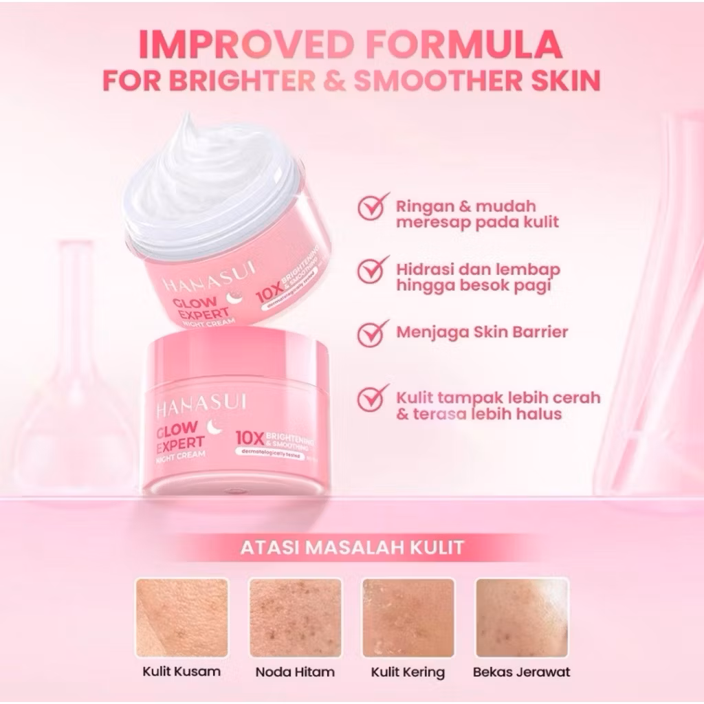 Hanasui Flawless Glow Night Cream