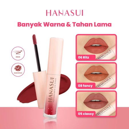Hanasui Mattedorable Lip Cream No 01