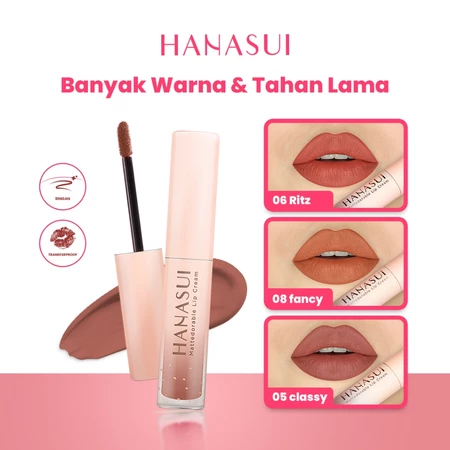 Hanasui Mattedorable Lip Cream No 05 Classy