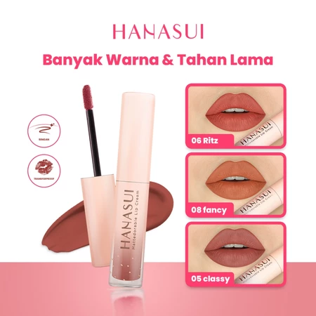 Hanasui Mattedorable Lip Cream No 09 Fame