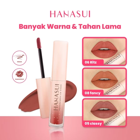 Hanasui Mattedorable Lip Cream No 11 Brick