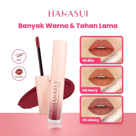 Hanasui Mattedorable Lip Cream No 16 Glam