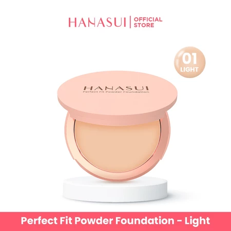 Hanasui Perfect Fit Powder Foundation Nomer 1