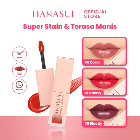 Hanasui Tintdorable Lip Stain – Lip Tint No 02 Peachy