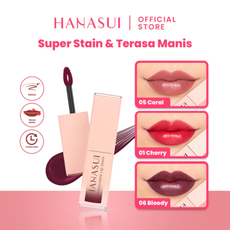 Hanasui Tintdorable Lip Stain – Lip Tint No 06 Bloody