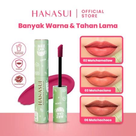 Hanasui Lip Cream Matchalicious 01