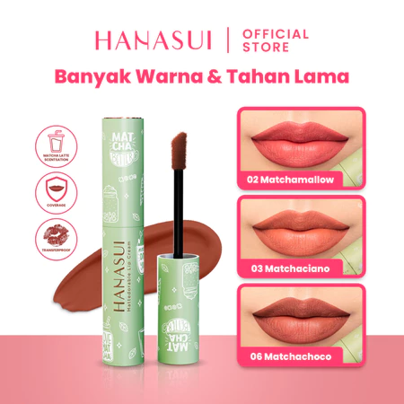 Hanasui Lip Cream Matchalover 04