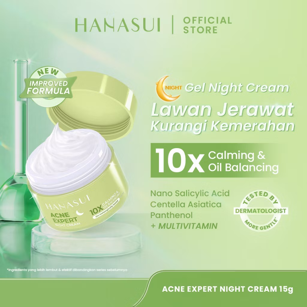Hanasui Acne Treatment Night Cream