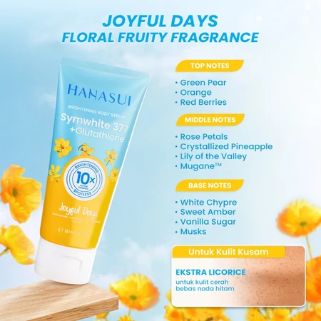 Hanasui Bright Body Serum Joyful-D 180Ml