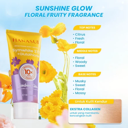 Hanasui Bright Body Serum Sunhine-G 180Ml