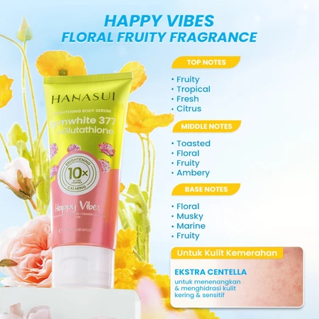 Hanasui Bright Body Serum Happy-V 180Ml