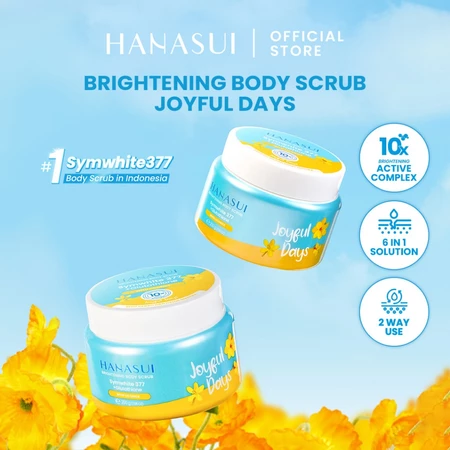 Hanasui Brightening Body Scrub Joyful Days 200gr